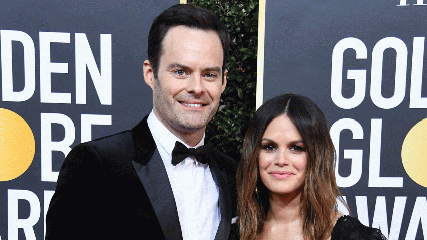 bill hader, rachel bilson make red carpet debut as a couple at