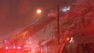 One person was killed overnight Tuesday, Dec. 3, 2019 following a fatal house fire in Springfield, Massachusetts.