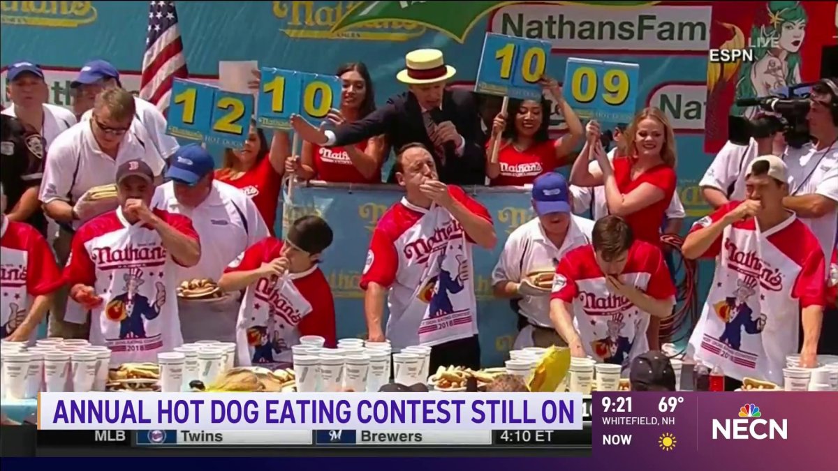 Nathan’s Annual Hot Dog Contest Still On NECN