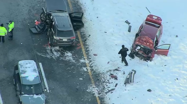 Woman Suffers Life Threatening Injuries In 3 Vehicle Crash On I 95 In