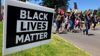Black Lives Matter protest in Bloomefield