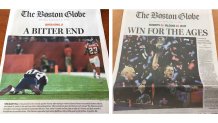 Boston Globe Cover Split