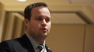 In this Feb. 28, 2015, file photo, Josh Duggar speaks during the 42nd annual Conservative Political Action Conference (CPAC) at the Gaylord National Resort Hotel and Convention Center in National Harbor, Maryland.