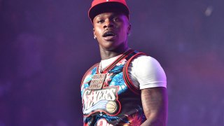 DaBaby performs onstage