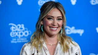 In this Aug. 23, 2019, file photo, Hilary Duff attends D23 Disney+ Showcase at Anaheim Convention Center in Anaheim, California.