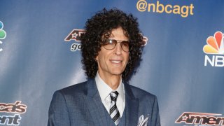 In this undated file photo, Howard Stern arrives for a live show of "America's Got Talent."