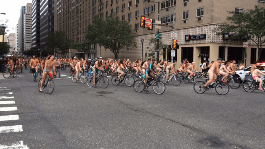 philadelphia naken cykling