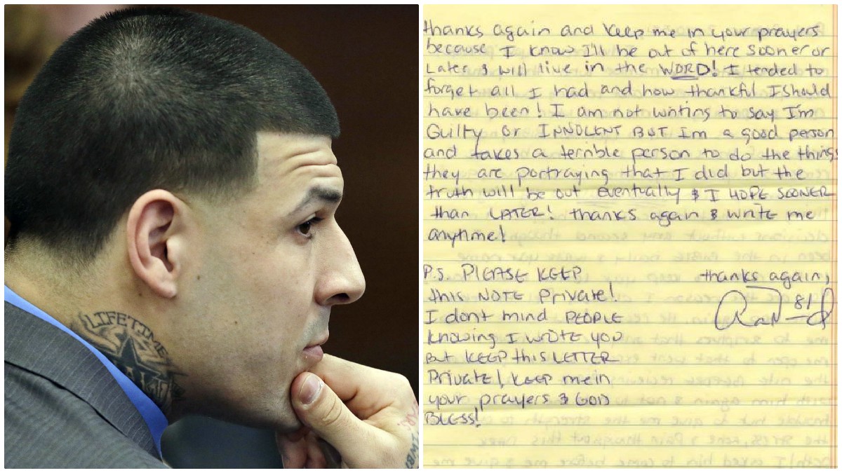 Aaron Hernandez Boyfriend Letter