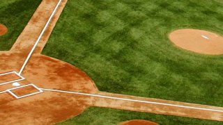 baseball diamond field close up