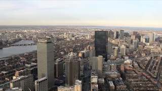 An aerial image of Boston.