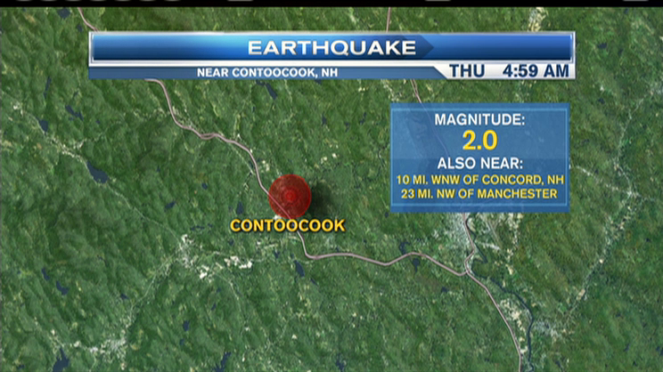 Earthquake Hits New Hampshire for 2nd Day in a Row – NECN