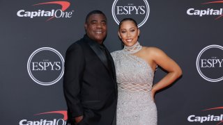 LOS ANGELES, CALIFORNIA - JULY 10: Tracy Morgan (L) and Megan Wollover attend The 2019 ESPYs at Microsoft Theater on July 10, 2019 in Los Angeles, California.