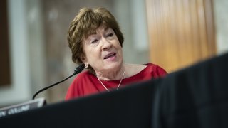 Senator Susan Collins speaks