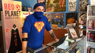 Aaron Cuffee of Red Planet Books & Comics in Albuquerque, N.M.