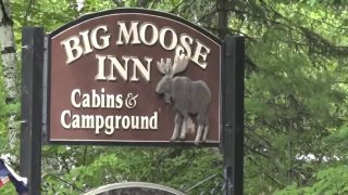 Big Moose Inn sign