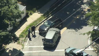 Police investigate crashed SUVs in Massachusetts