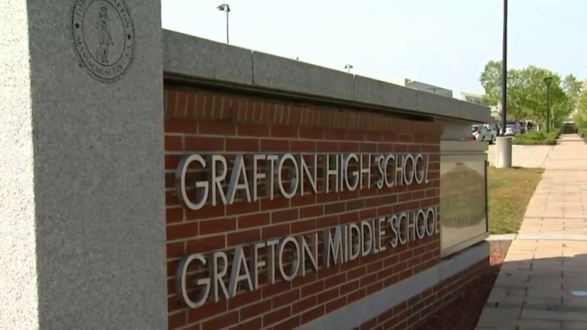 Grafton High and Middle School sign