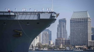 USS Carl Vinson arrives in San Diego