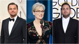 Leonardo DiCaprio, Meryl Streep and Jonah Hill