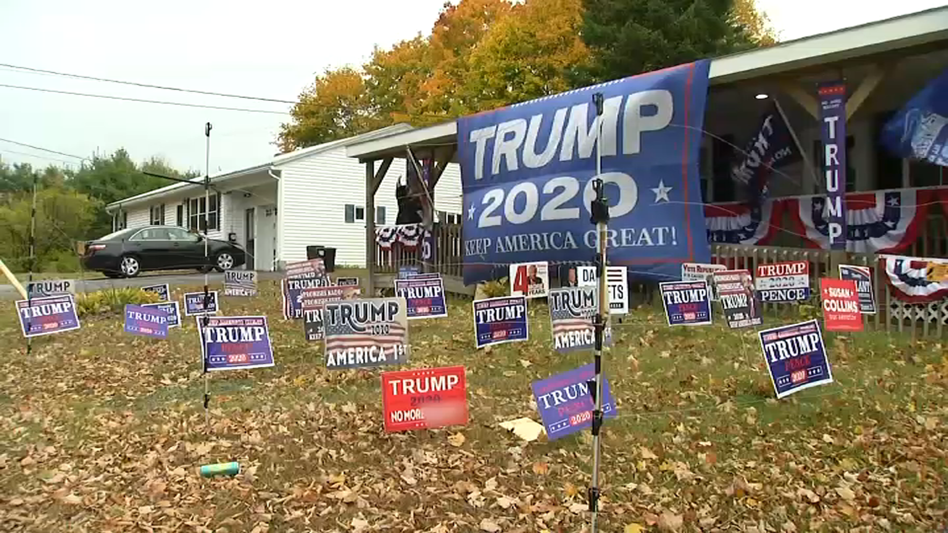 COPS FOR TRUMP 2020 18x24 Yard Sign WITH STAKE Corrugated Bandit 2020 TRUMP 
