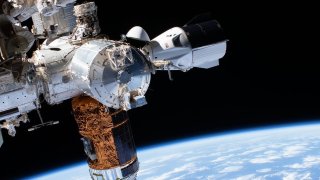 SpaceC's Crew Dragon Endeavor docked with the International Space Station
