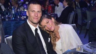 This Feb. 21, 2019, file photo shows Tom Brady and Gisele Bündchen attend a gala in Beverly Hills, California.