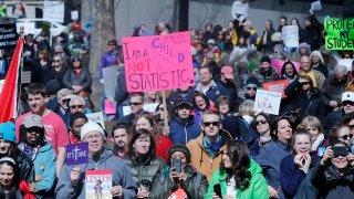 Students nationwide march to demand stricter gun laws