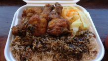 A plate at Only One Jamaican Restaurant