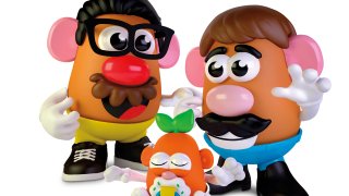 This photo provided by Hasbro shows the new Potato Head world