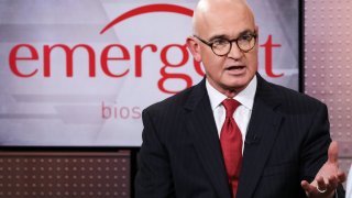 Bob Kramer, CEO of Emergent Biosolutions