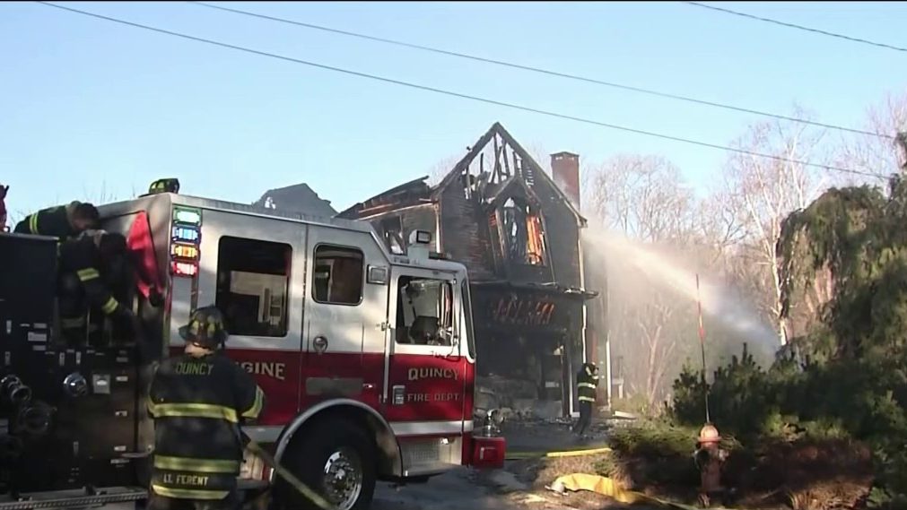 Quincy Fire Destroys Family’s Springfield Street Home – NECN