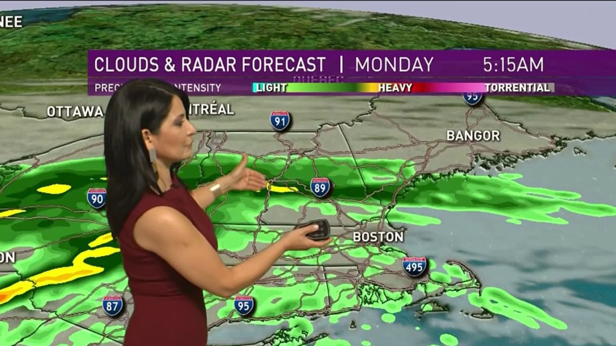 Forecast Torrential Rain Headed for New England NECN