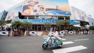 a view of the Palais des Festivals at the 71st international film festival, Cannes