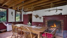 The dining room inside 1677 Round Top Road in Burrillville, Rhode Island, which served as inspiration for "The Conjuring." The house was last sold in 2019.