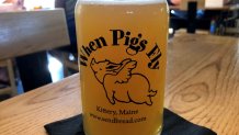 Beer at When Pigs Fly in Kittery, Maine