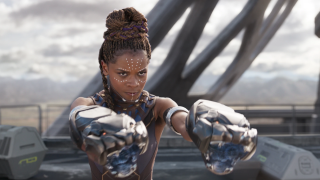 Letitia Wright in "Black Panther."