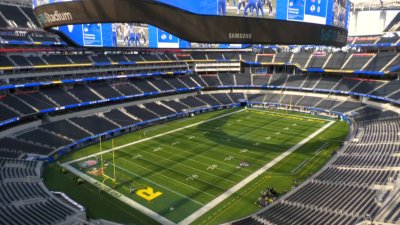 SoFi Stadium Prepares for the Super Bowl