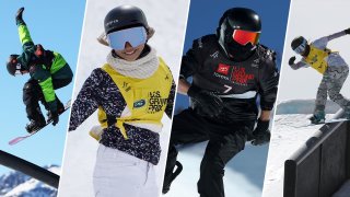 Red Gerard, Chloe Kim, Shaun White and Jamie Anderson composite