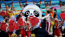 Dancers perform in the pre-show during the opening ceremony of the 2022 Winter Olympics, Friday, Feb. 4, 2022, in Beijing.