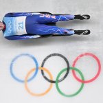 Tucker West of Team USA competes in the men's singles luge event at the Yanqing National Sliding Centre during the Beijing 2022 Winter Olympic Games in Yanqing, Feb. 5, 2022.