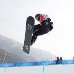 Chloe Kim of Team United States performs a trick