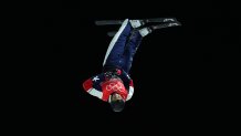 Chris Lillis of Team United States competes during the Men's Freestyle Skiing for the 2022 Winter Olympics at Genting Snow Park, Feb. 16, 2022, in Zhangjiakou, China.