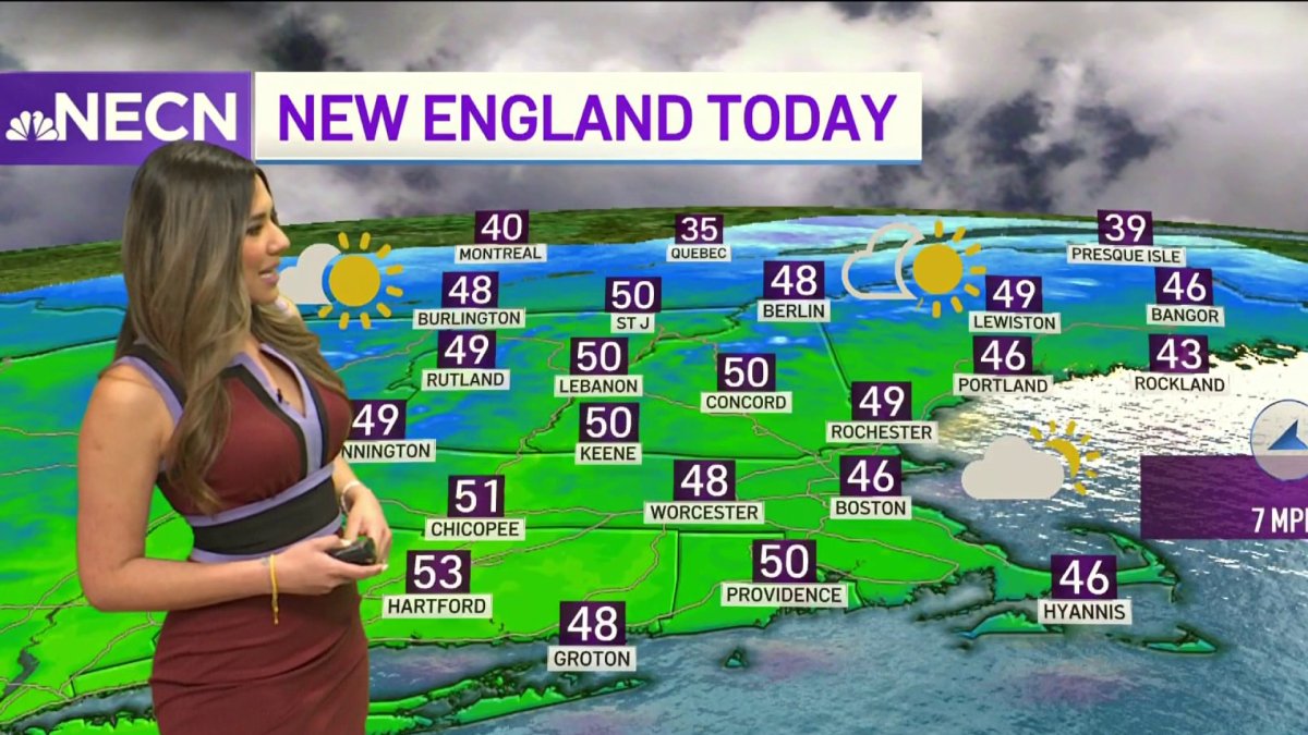 Forecast: Clouding Up, Highs in the 40s Wednesday – NECN