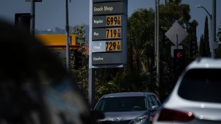 High gas prices are shown in Los Angeles, Tuesday, May 24, 2022