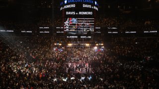 Davis vs Romero fight in NYC