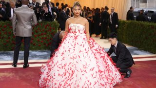 Chloe Kim attends The 2022 Met Gala Celebrating "In America: An Anthology of Fashion" at The Metropolitan Museum of Art on May 2, 2022, in New York City.