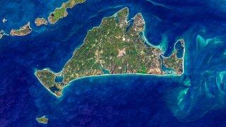 Natural color image of Martha’s Vineyard acquired on September 23, 2013 by the Landsat 8 Operational Land Imager.