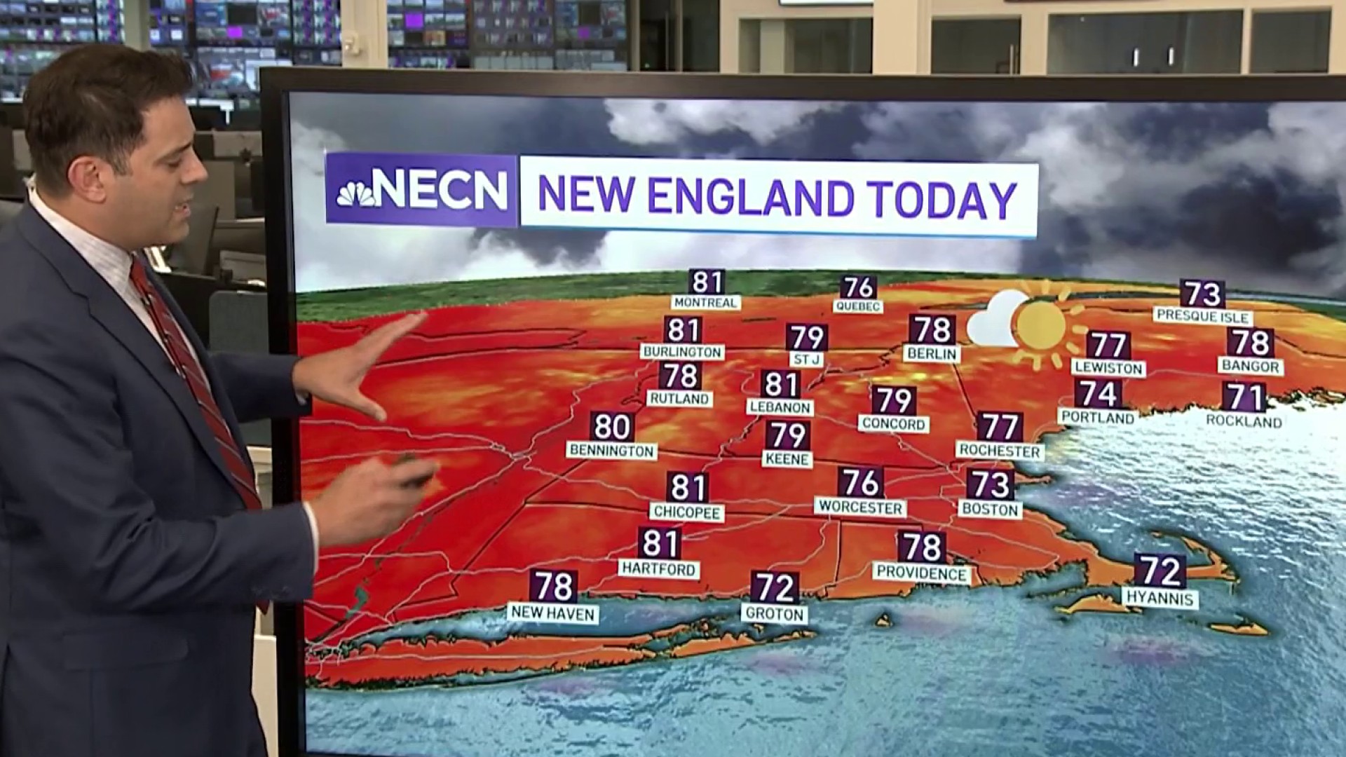 Weather Forecast: Mix Of Sun And Clouds, Chance For Spot Shower – NECN