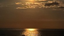 The moon over Gloucester's Back Shore.