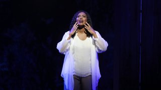 Angel Blue performs onstage